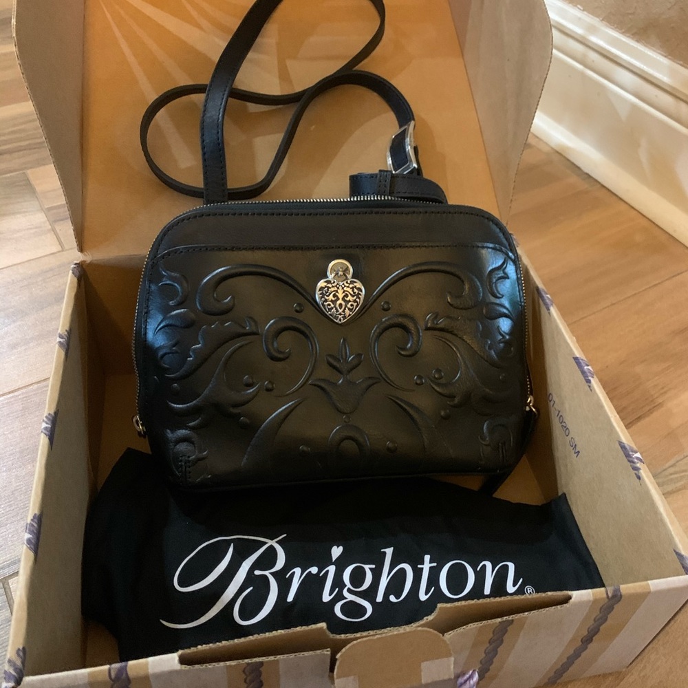 Brighton Alexa Black Cordoba Purse